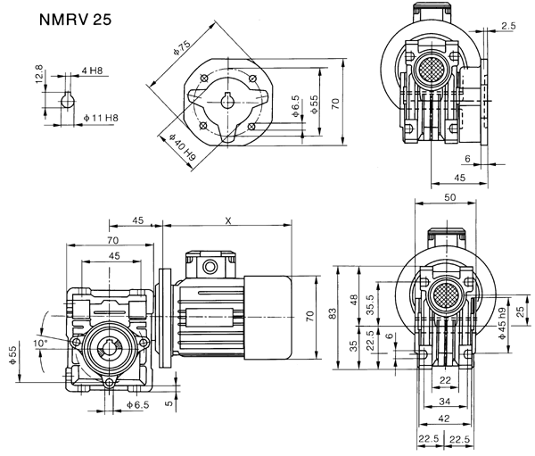 A球微型蝸桿減速機(jī)