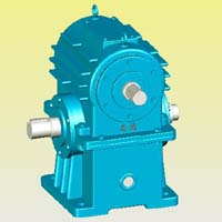 WHS型圓弧圓柱蝸桿減速機(jī)實(shí)體模型(JB2318—79)