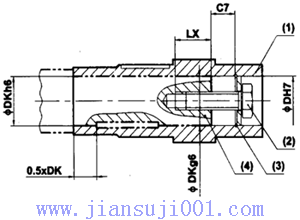 JK系列減速電機(jī)出軸的安裝與拆卸