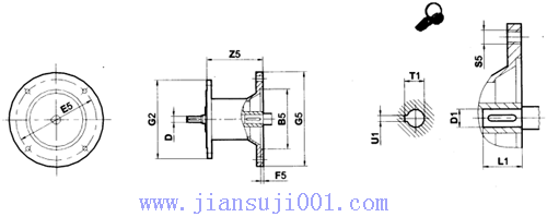JK系列減速電機(jī)產(chǎn)品附件一標(biāo)準(zhǔn)電機(jī)接盤