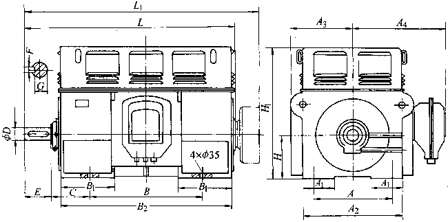 Y��YRϵ���������ஐ��늄әC���μ����b�ߴ磨660V��